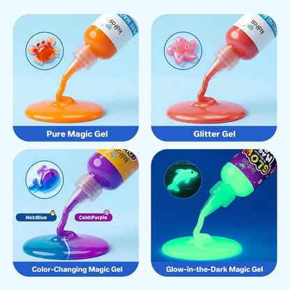 Imagination Station Magic Water Elf Toy Kit – Squishies for Kids