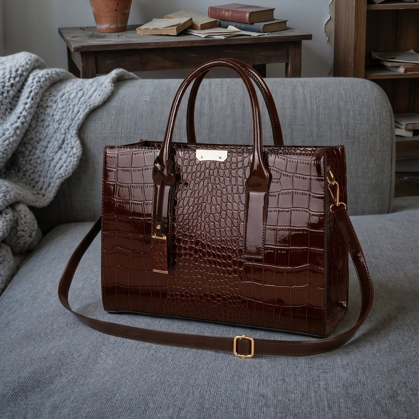 Crocodile Purses by Manny
