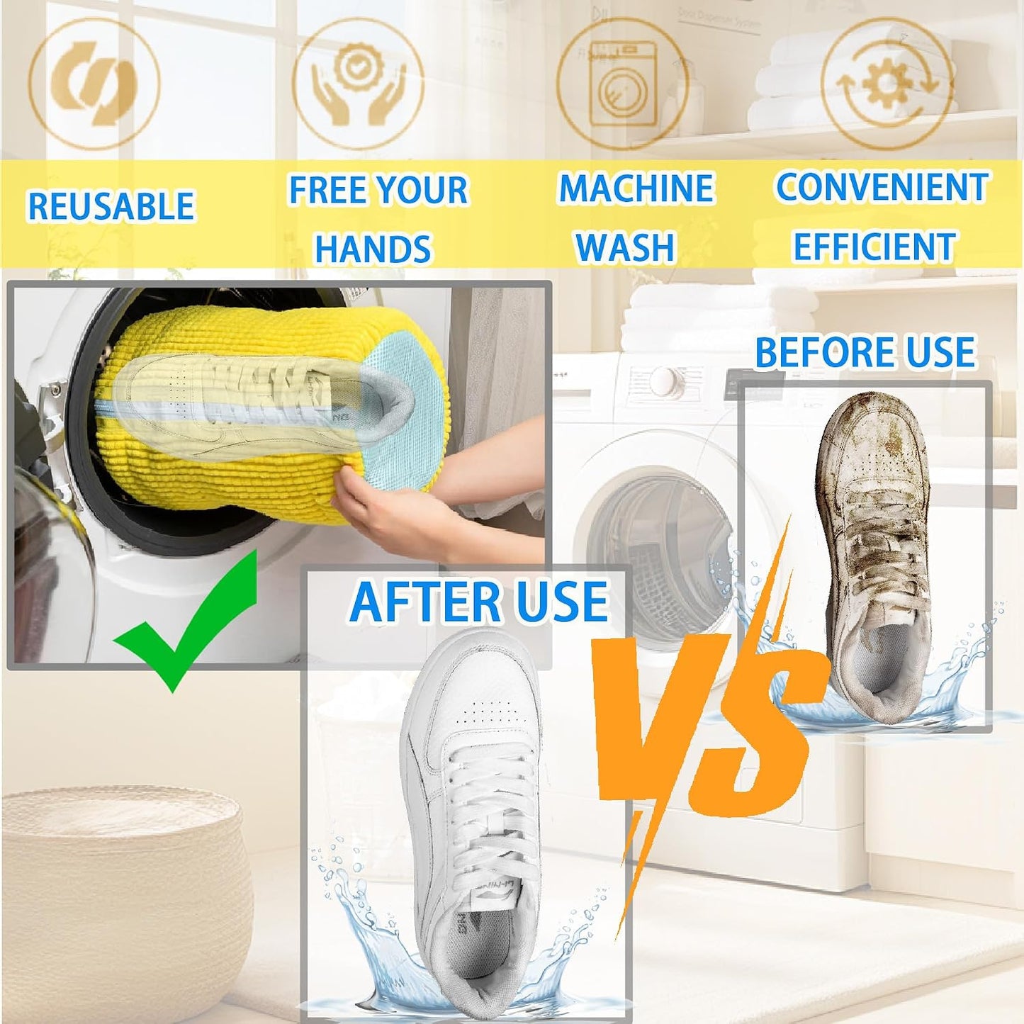 Novium Shoe Bag for Washer