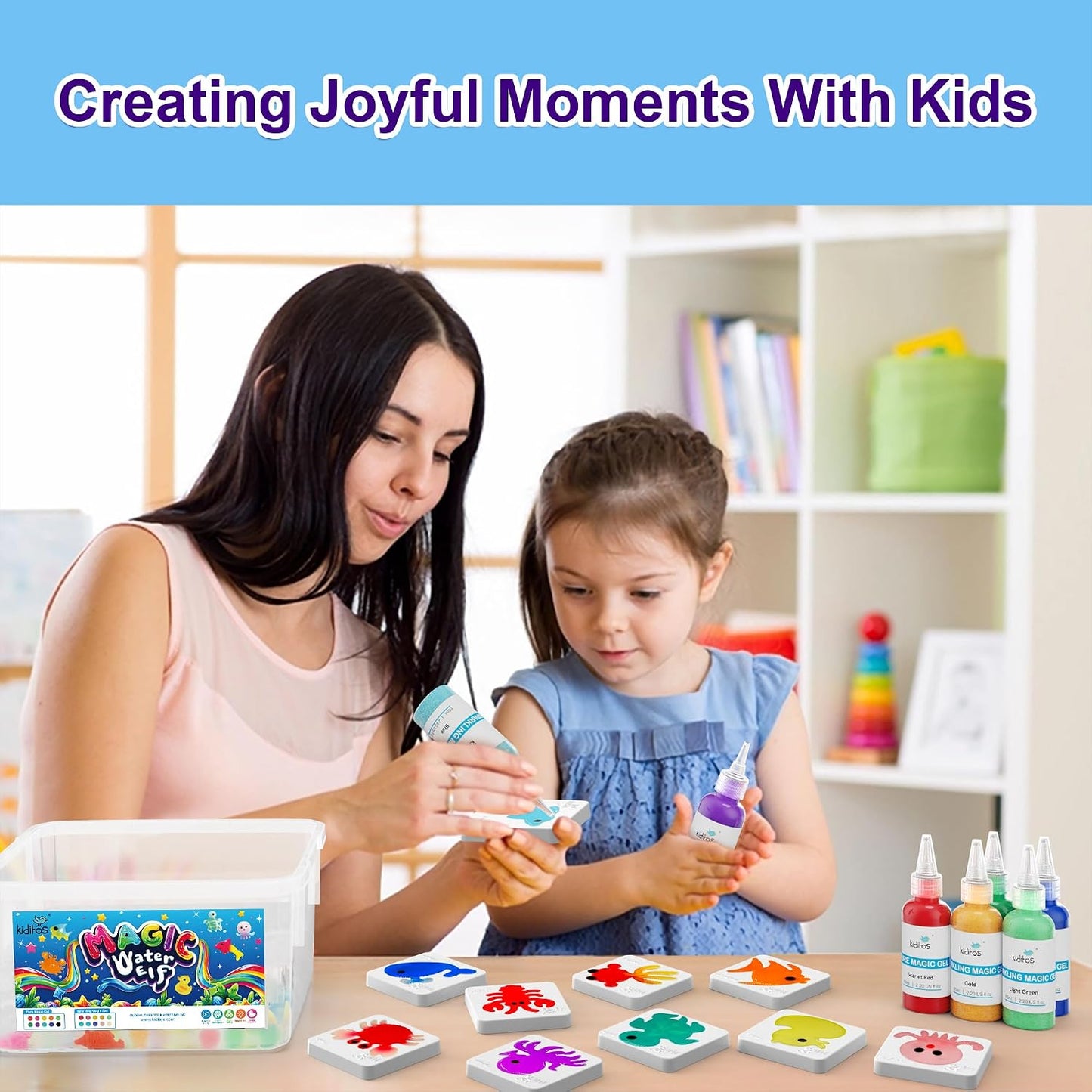 Imagination Station Magic Water Elf Toy Kit – Squishies for Kids