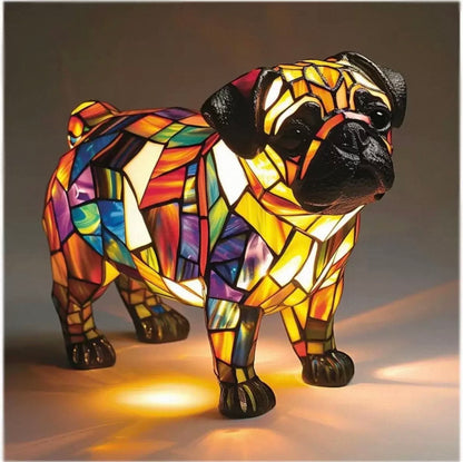 Resin Dog Lamps by Manny