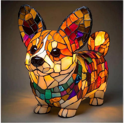Resin Dog Lamps by Manny