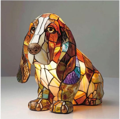 Resin Dog Lamps by Manny