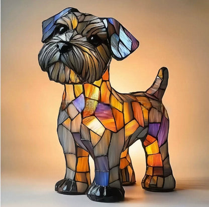 Resin Dog Lamps by Manny
