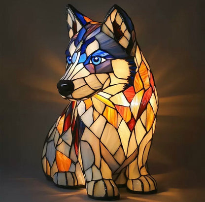 Resin Dog Lamps by Manny