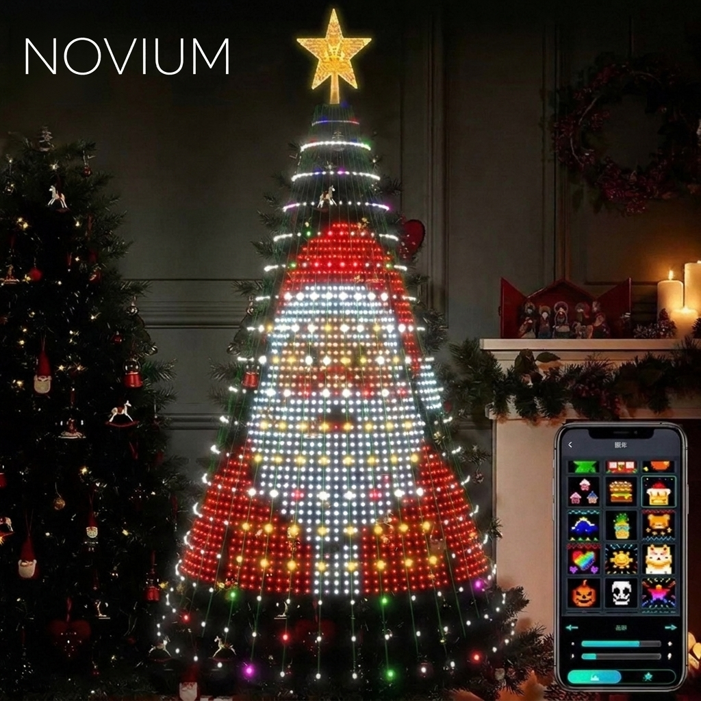 Large — 600 LED 🎄 — best for roughly 7.5-10 ft trees