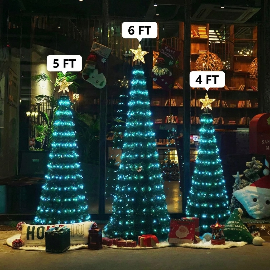 Large — 600 LED 🎄 — best for roughly 7.5-10 ft trees