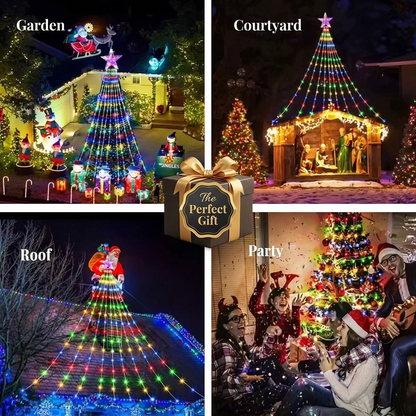 Large — 600 LED 🎄 — best for roughly 7.5-10 ft trees